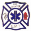 EMT FIREFIGHTERS EMERGENCY MEDICAL TECHNICANS PIN